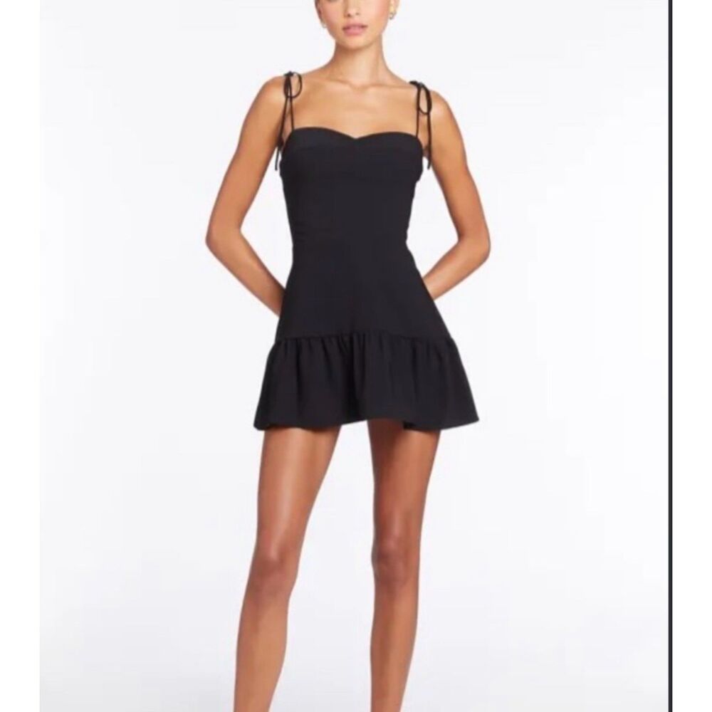 Amanda Uprichard black mini dress